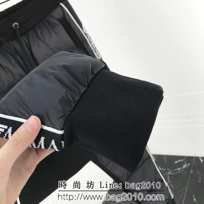 Armani阿瑪尼 2018FW秋冬必備 專櫃同步 拼接休閒羽絨褲 ydi1366
